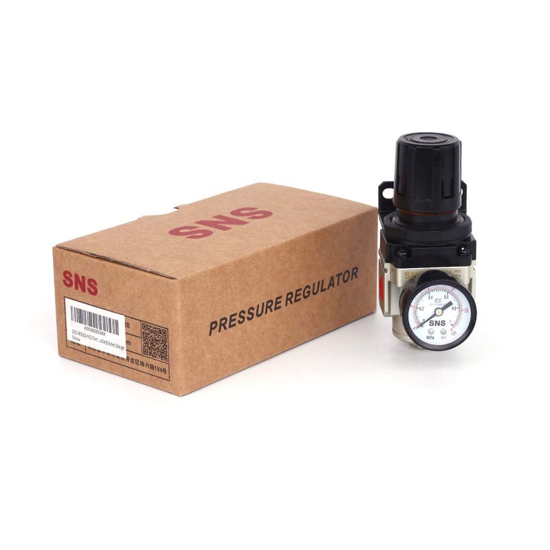 SNS AR3000-N02 Female Thread 1/4 NPT Air Pressure Regulator 0-150 PSI Adjustable,Bracket,Gauge - Image 2